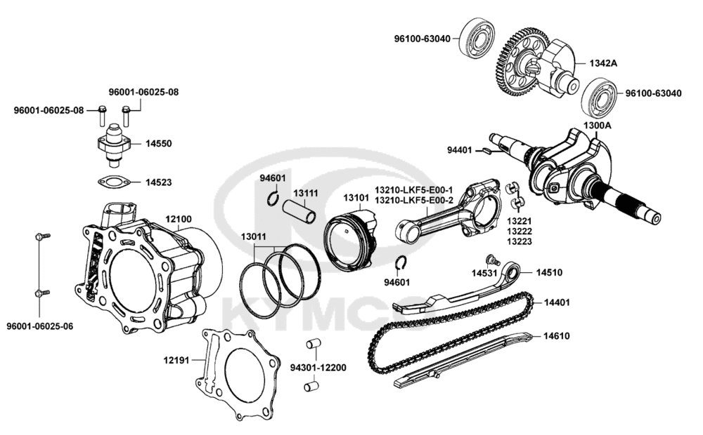 Zylinder & Kurbelwelle