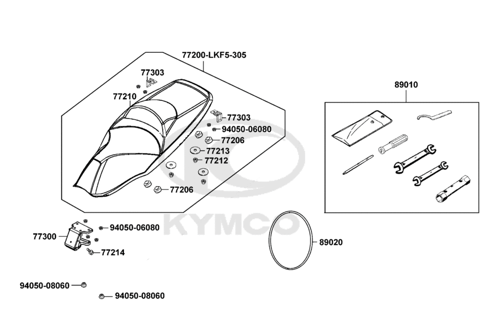Sitzbank & Bordwerkzeug