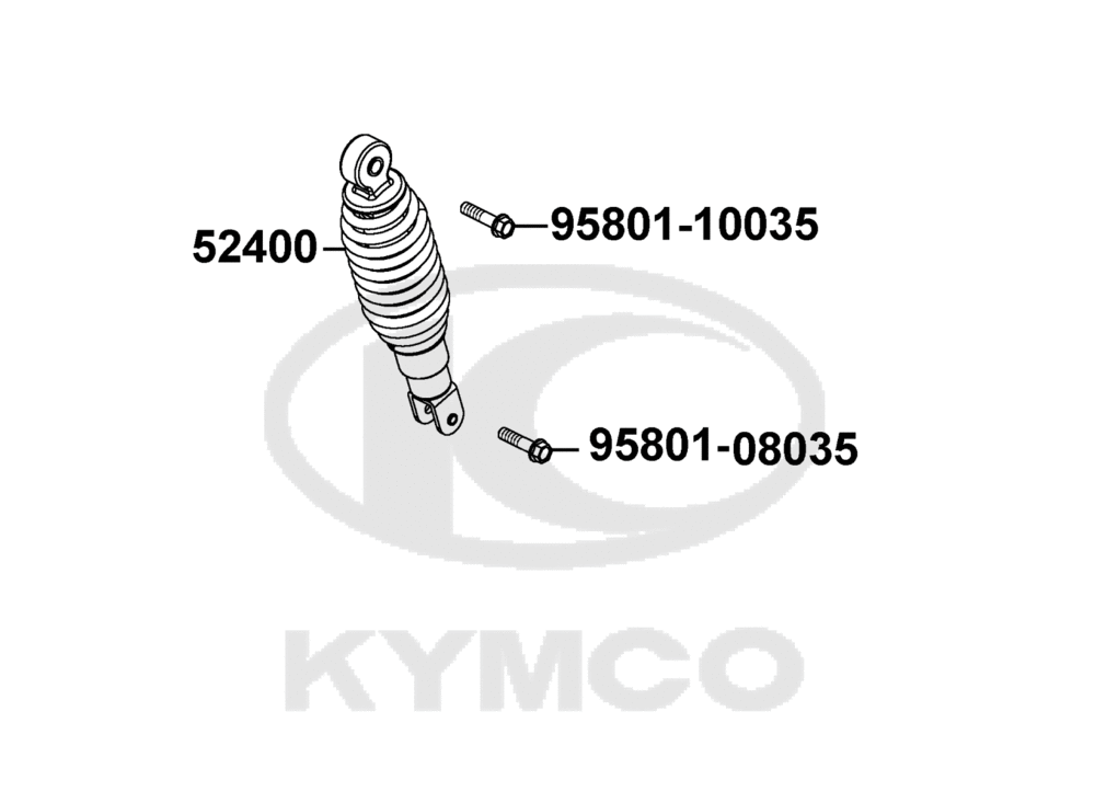 Stossdämpfer hinten