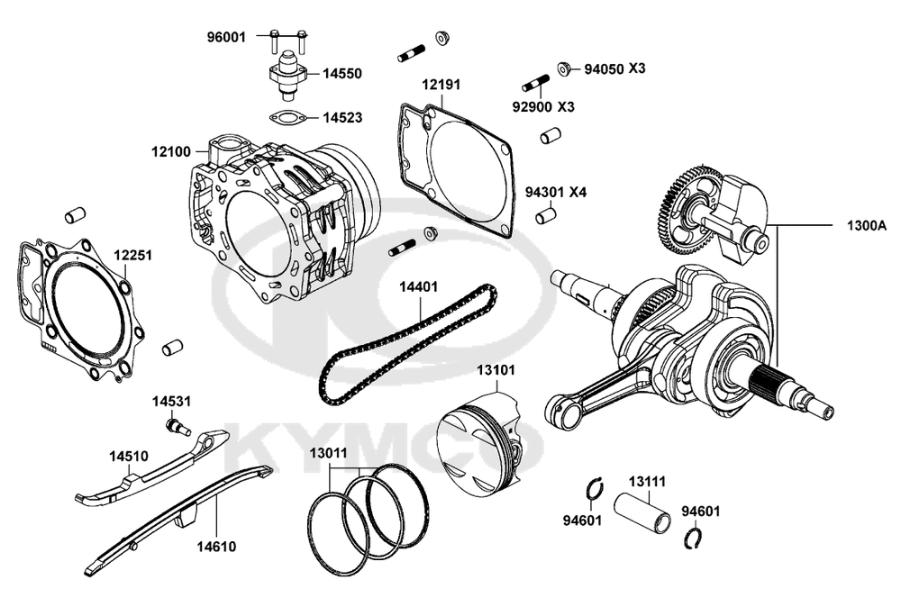 Zylinder & Kurbelwelle