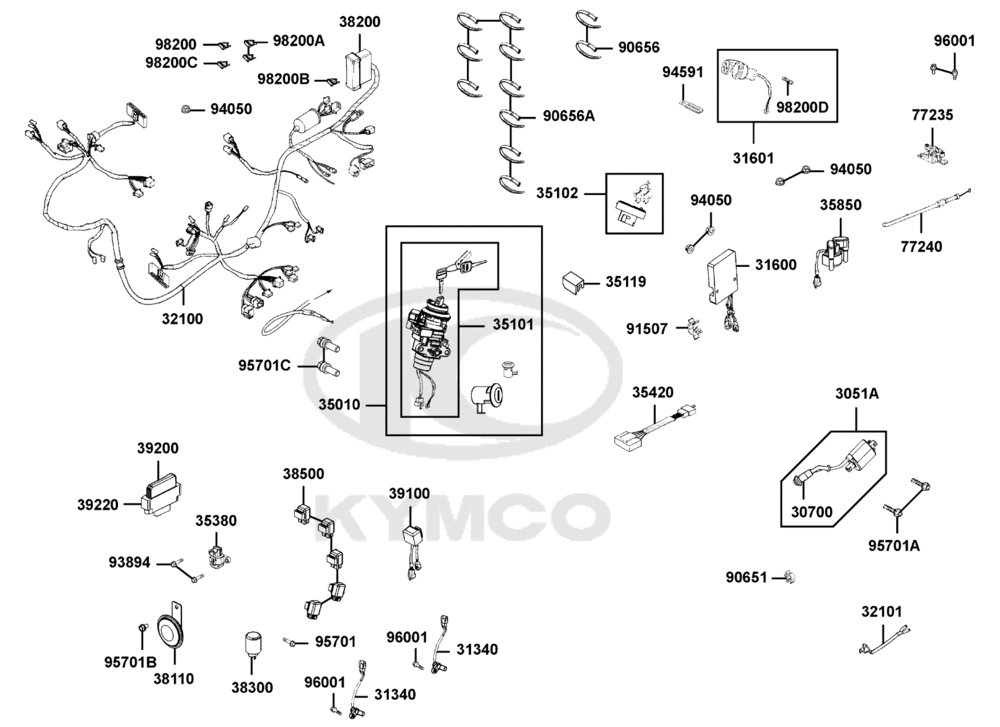 Elektrische Anlage & Schloss kpl