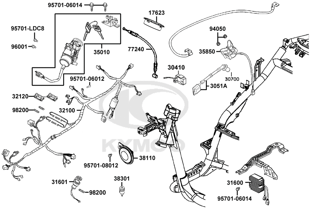 Elektrische Anlage & Schloss kpl