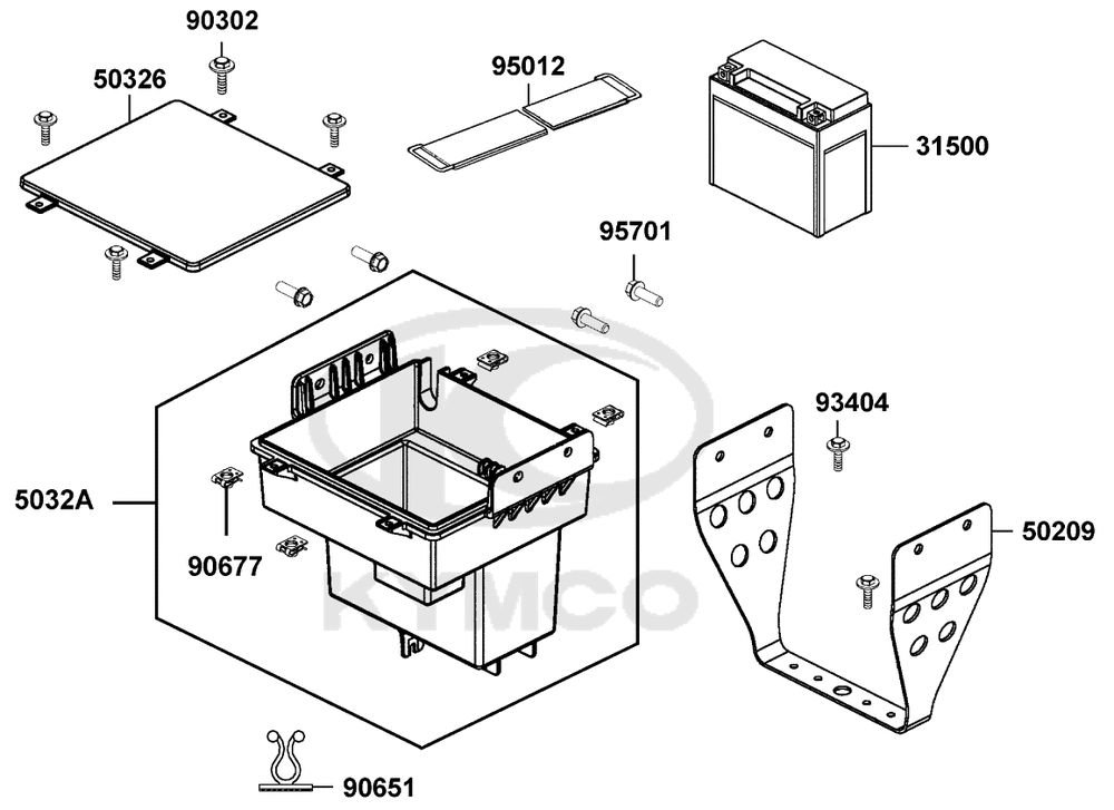 Batterie & Batteriegehäuse