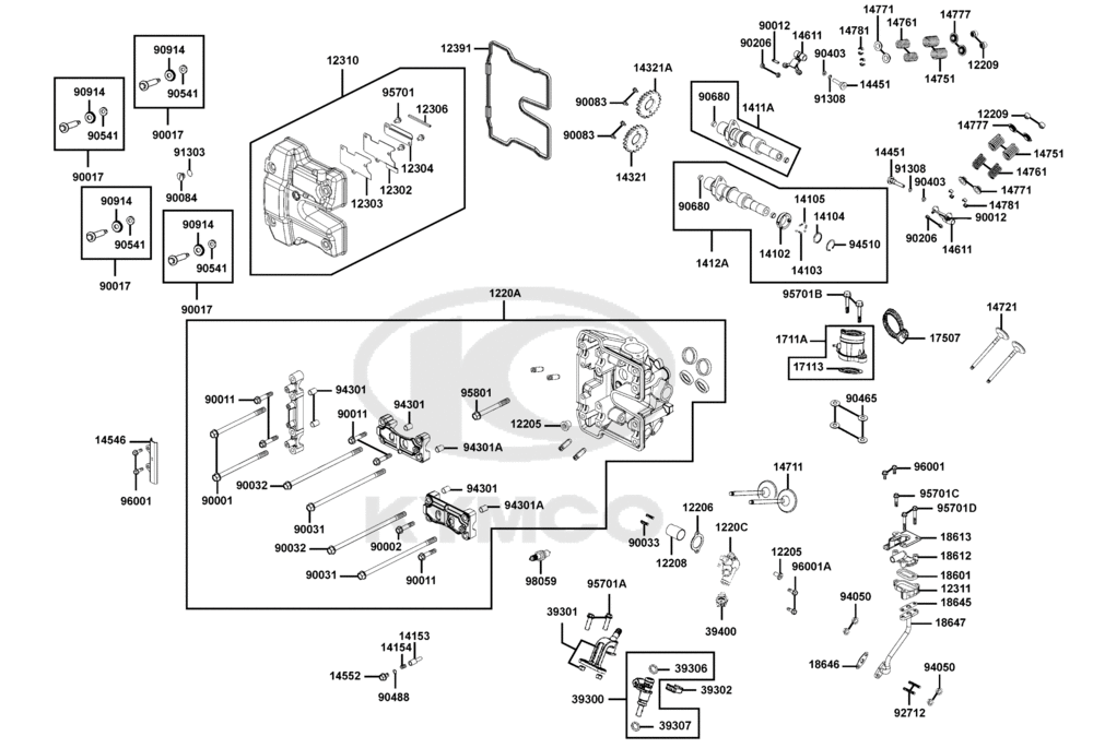 Zylinderkopf & Ventiltrieb