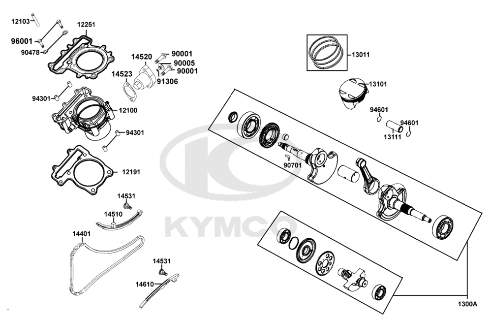 Zylinder & Kurbelwelle