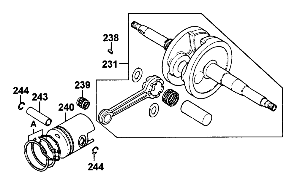 Kolben & Kurbelwelle