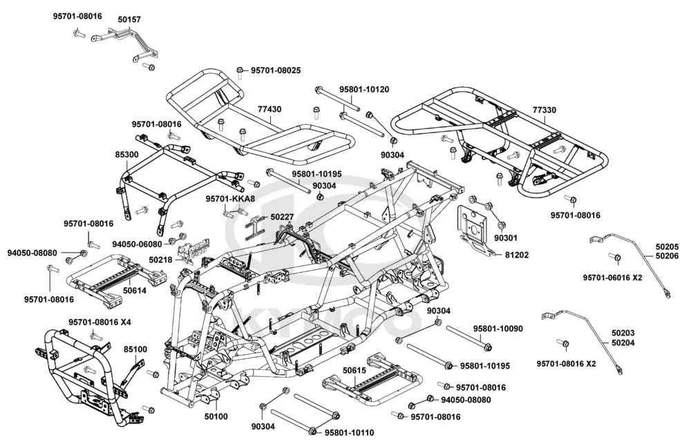 Rahmen & Gepäckträger