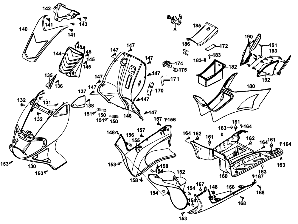 Vordere Verkleidung & Trittbrett
