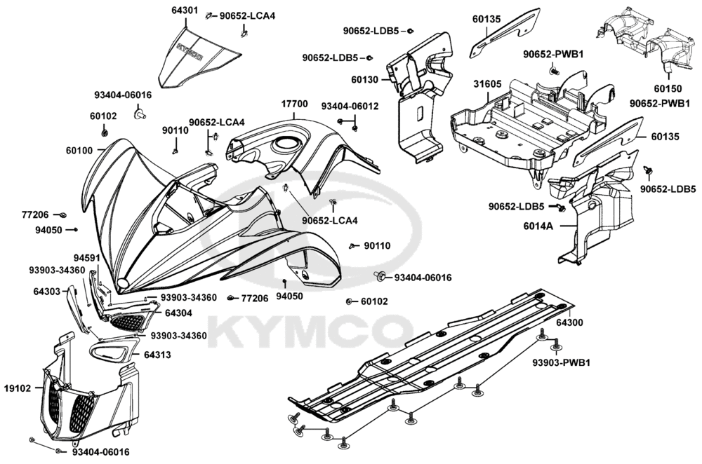 Verkleidung vorne & Unterfahrsch