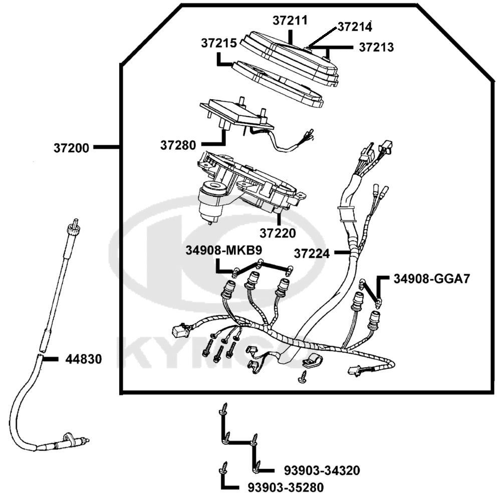 Tachometer & Tachowelle