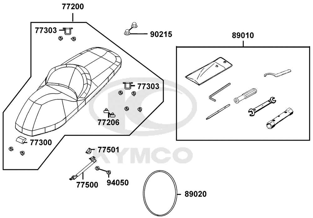 Sitzbank & Bordwerkzeug