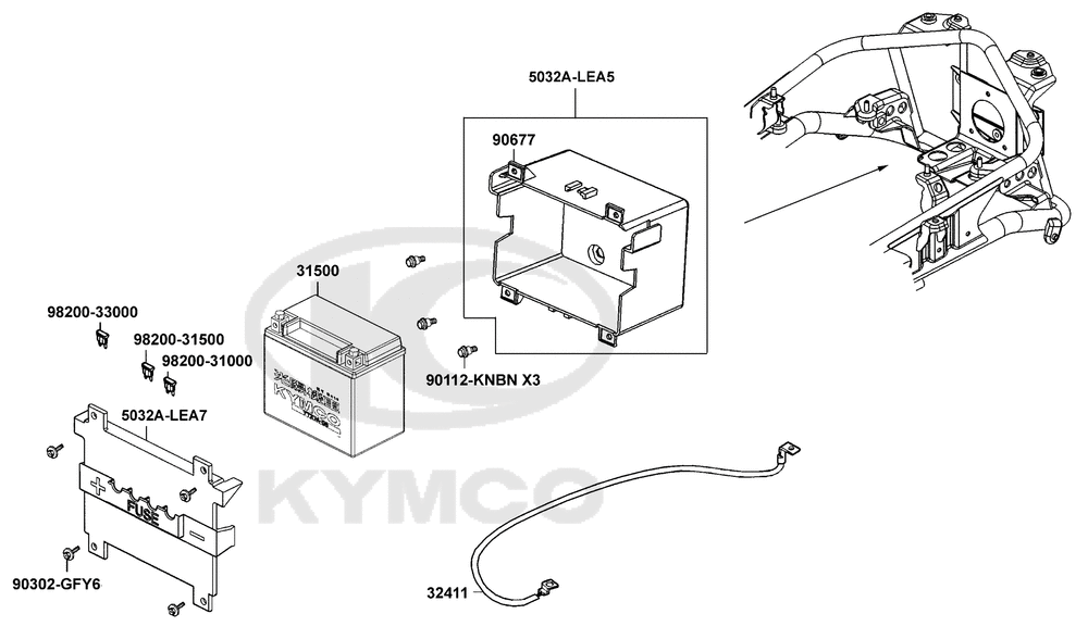 Batterie & Batteriekasten