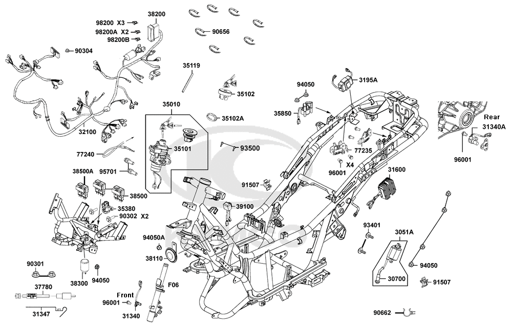 Elektrische Anlage & Schlosssatz