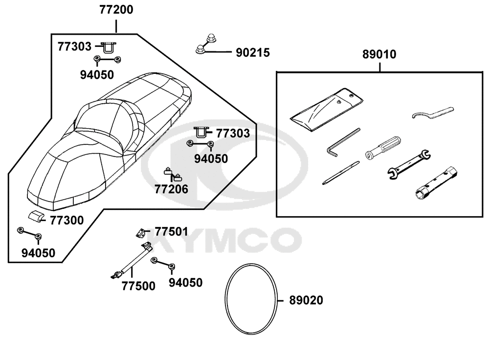 Sitzbank & Bordwerkzeug