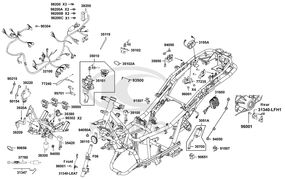 Elektrische Anlage & Schlosssatz