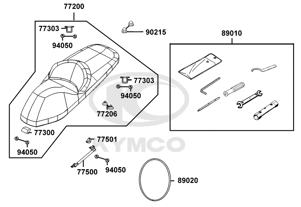 Sitzbank & Bordwerkzeug