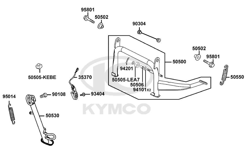 Hauptständer, Seitenständer