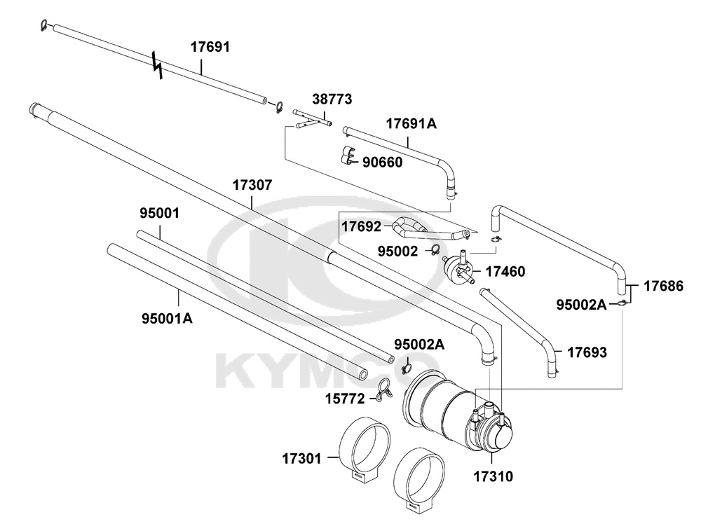 EVAP Kraftstoff-Rückhaltesystem