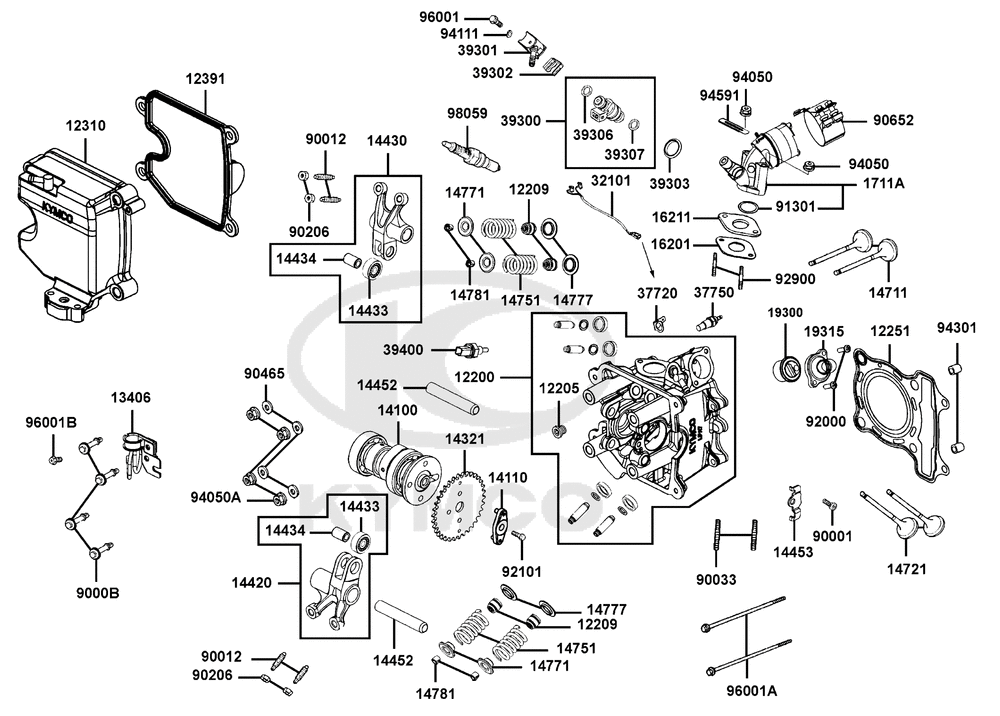 Zylinderkopf & Ventiltrieb