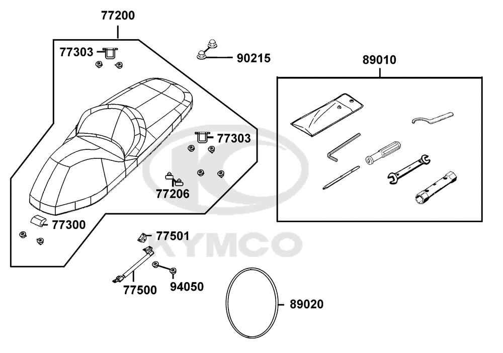 Sitzbank & Bordwerkzeug