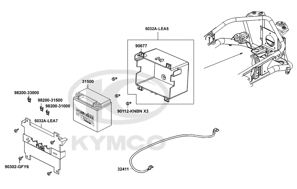 Batterie & Batteriekasten