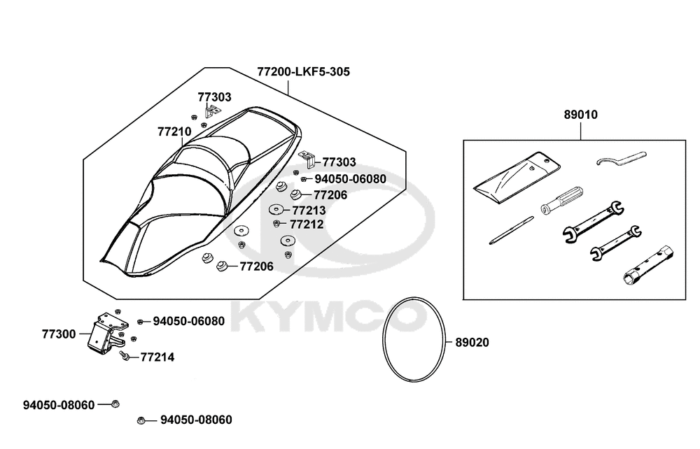 Sitzbank & Bordwerkzeug