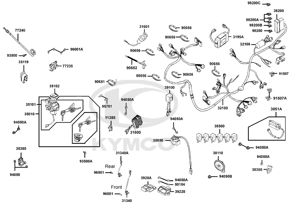 Elektrische Anlage & Schlosssatz