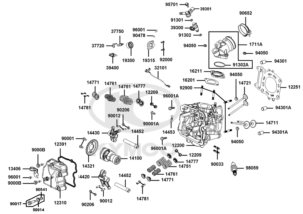 Zylinderkopf & Ventiltrieb