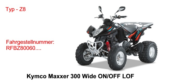 Maxxer 300 Wide ON / OFF Road LOF