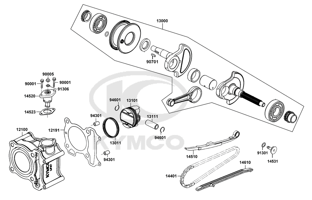 Zylinder & Kurbelwelle
