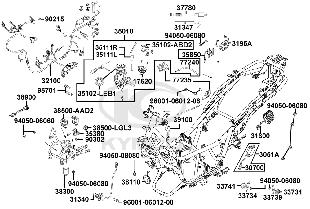 Elektrische Anlage & Schlosssatz