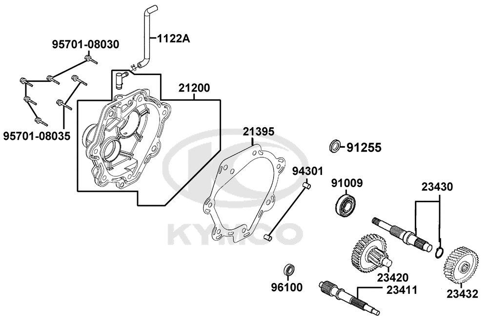 Getriebe & Getriebedeckel