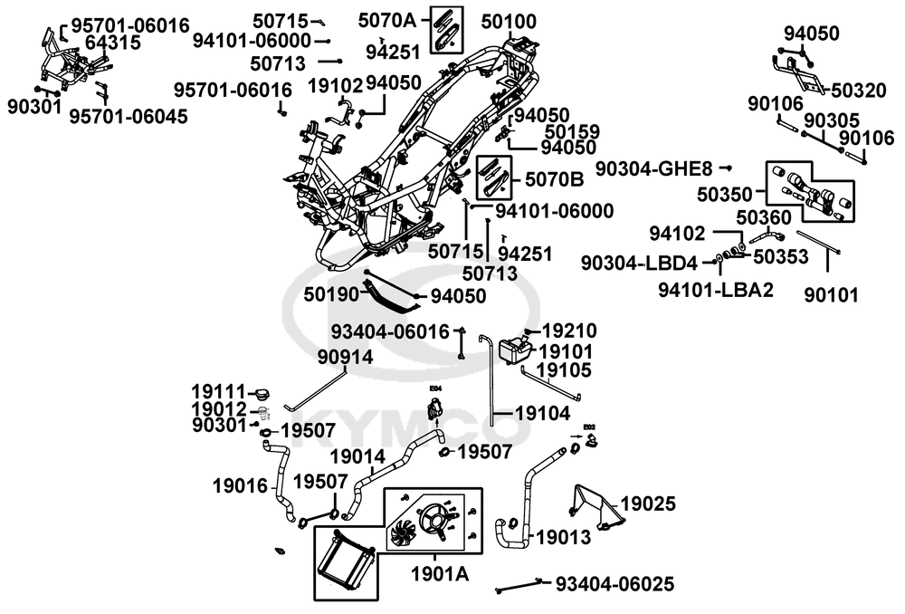 Rahmen & Kühlanlage