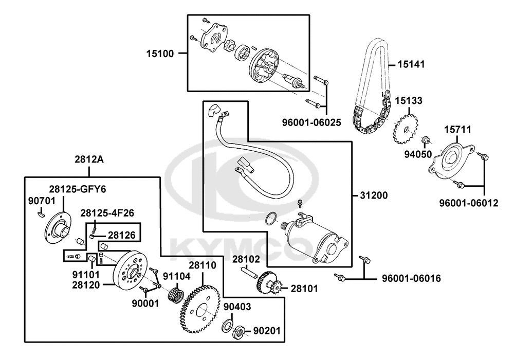 Anlasser-Anlasserfreilauf-Ölpump