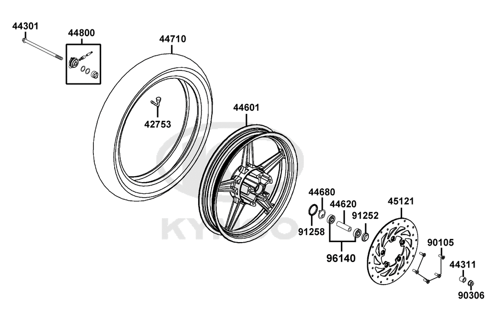 Vorderrad & Bremsscheibe