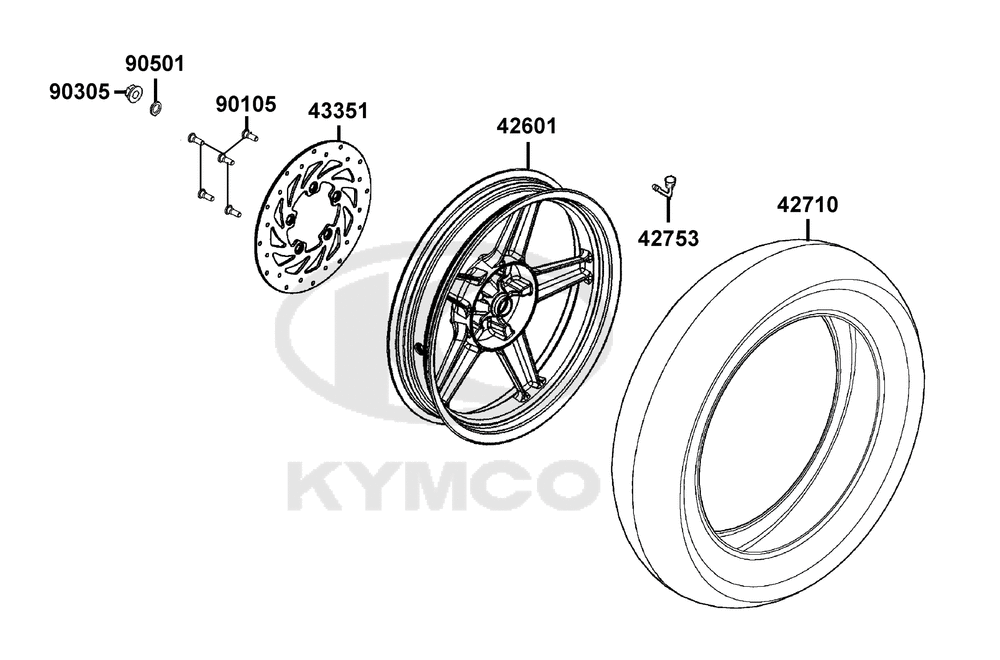 Hinterrad & Bremsscheibe