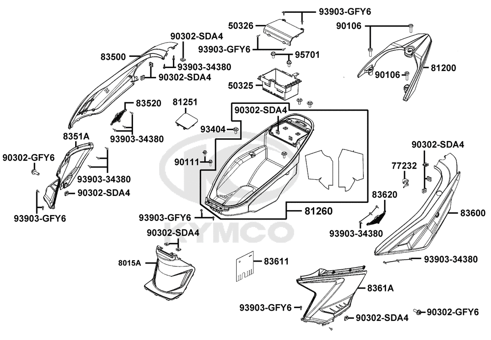 Hintere Seitenverkleidungen