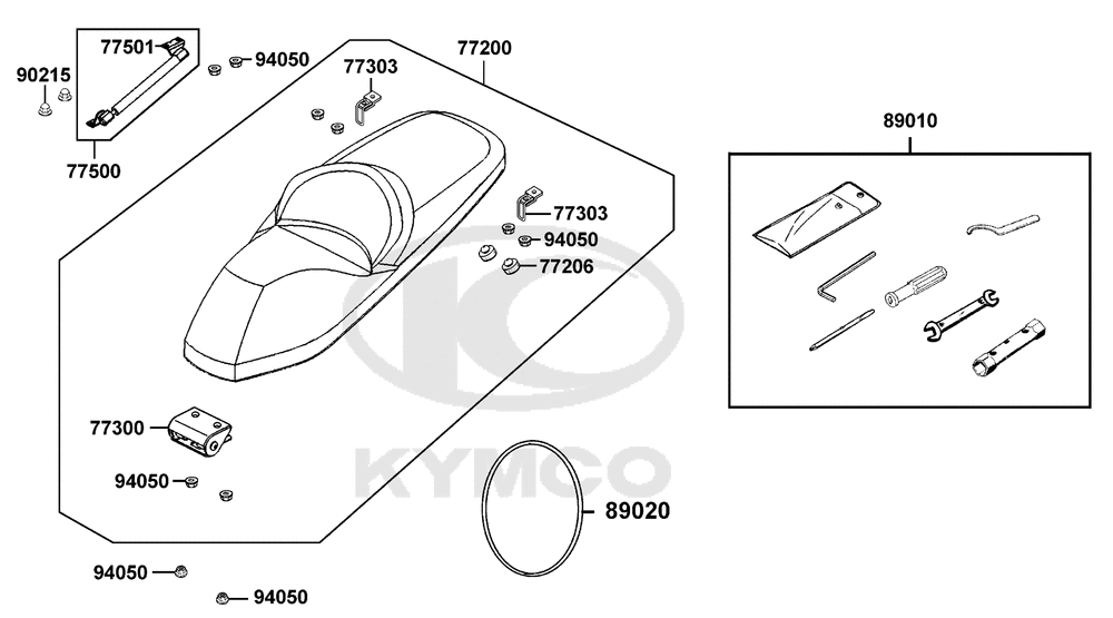 Sitzbank & Bordwerkzeug