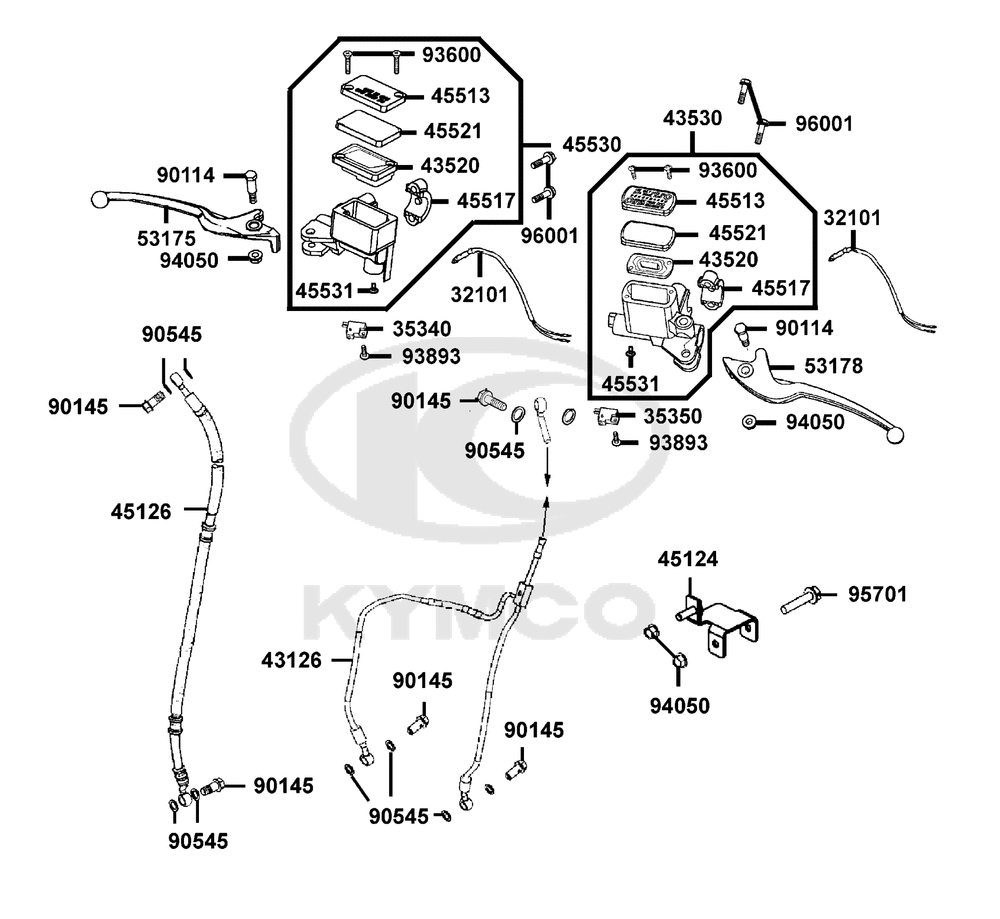Hauptbremszylinder, Bremsleitungen