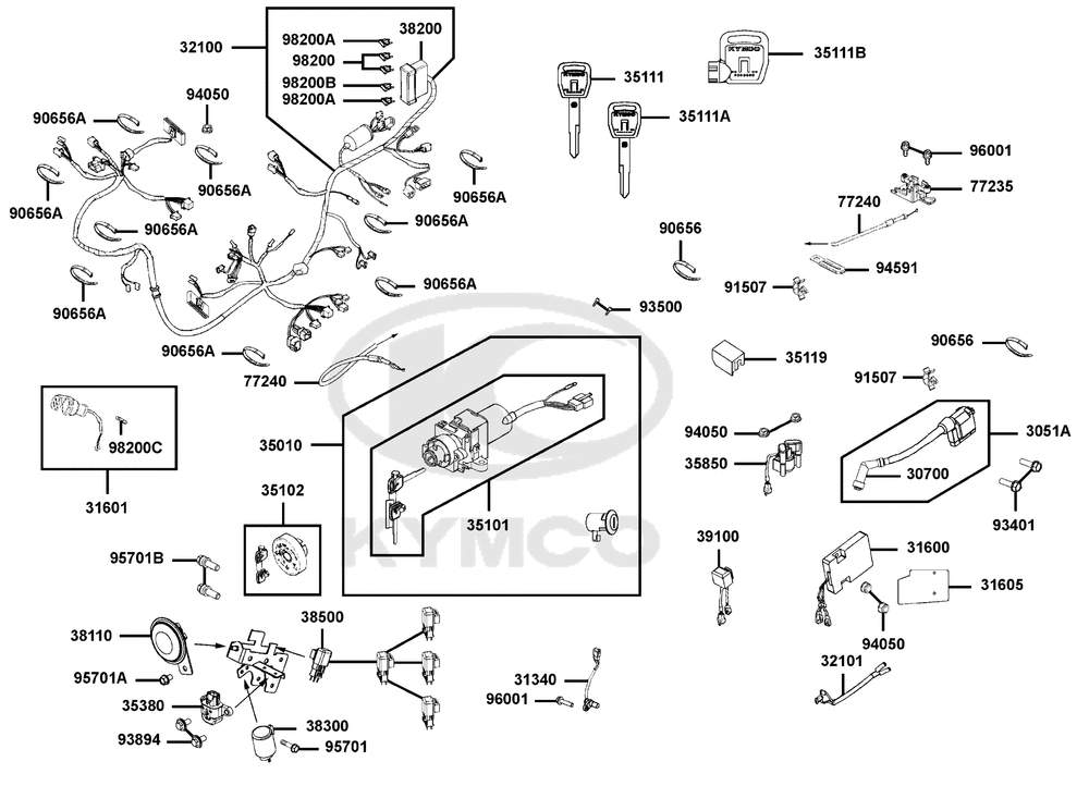 Elektrische Anlage & Schlosssatz