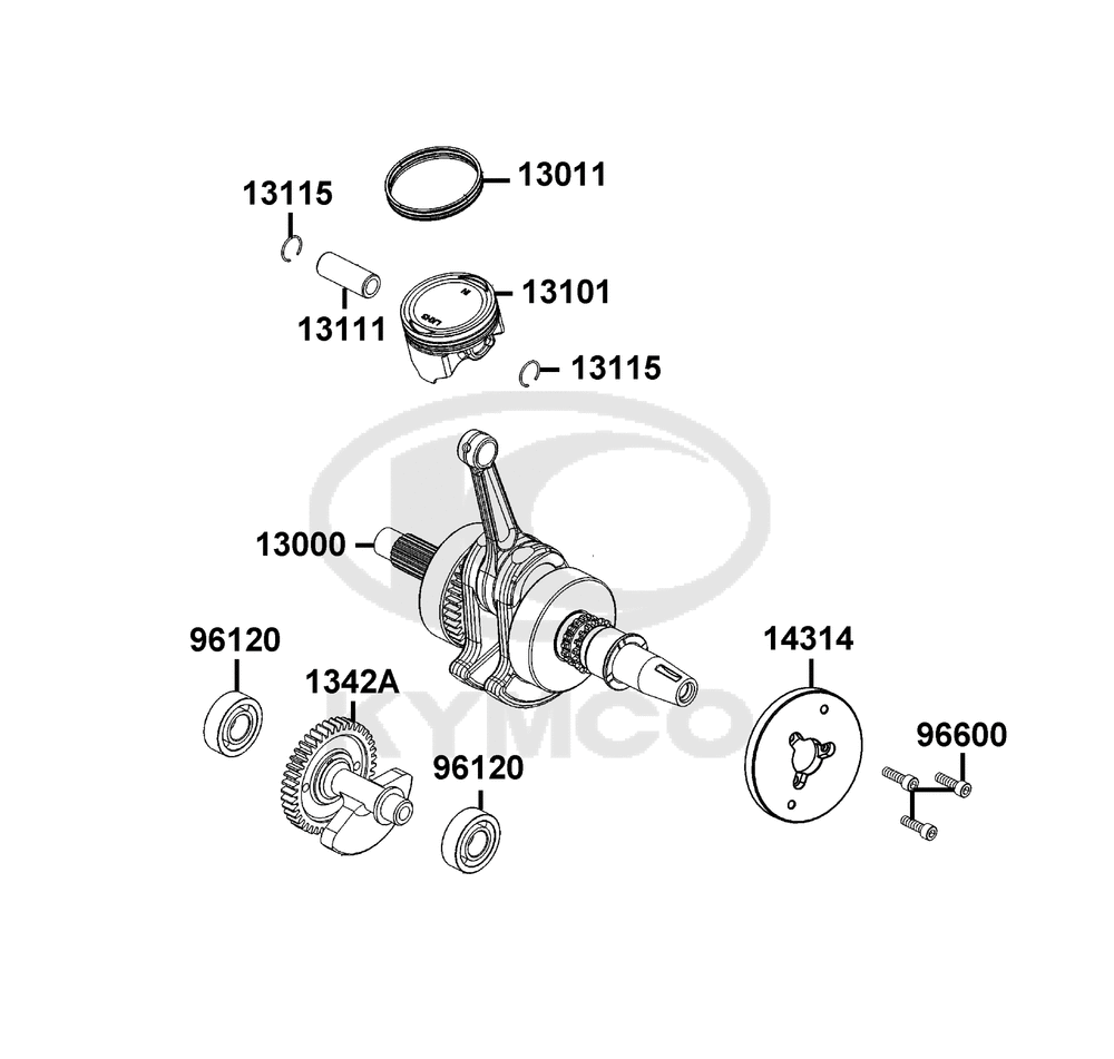 Kurbelwelle & Kolben