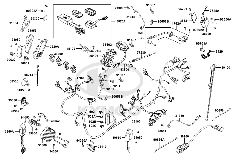 Elektrische Anlage & Schlosssatz