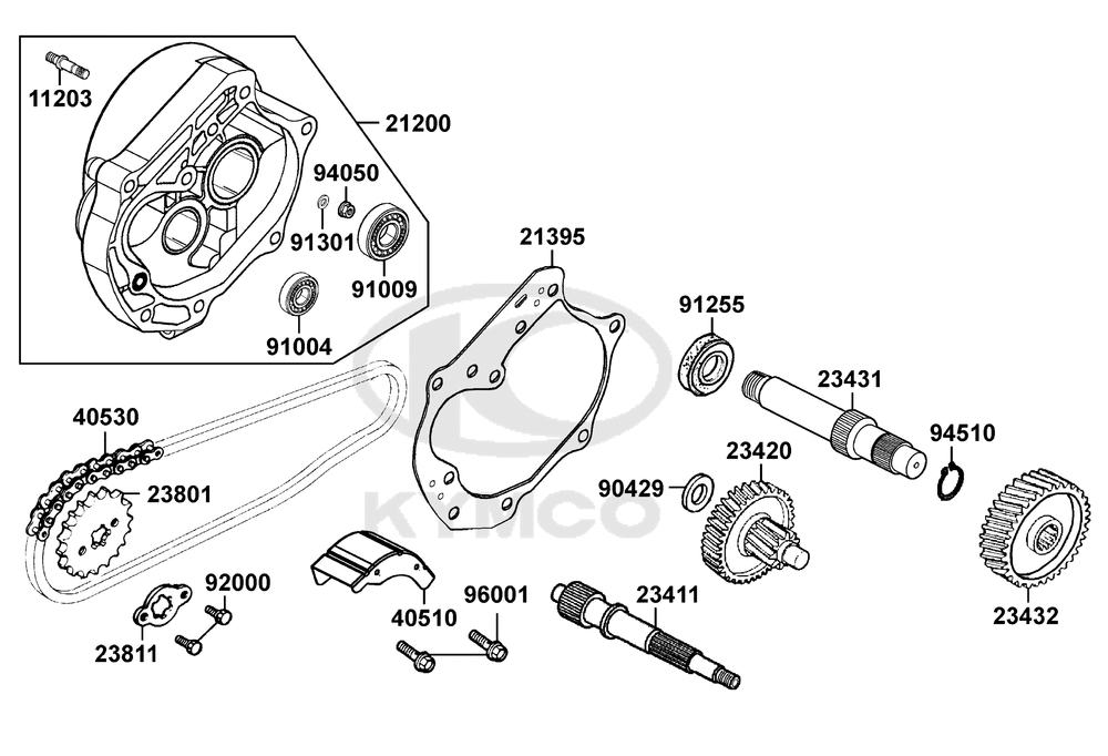 Getriebe & Getriebedeckel