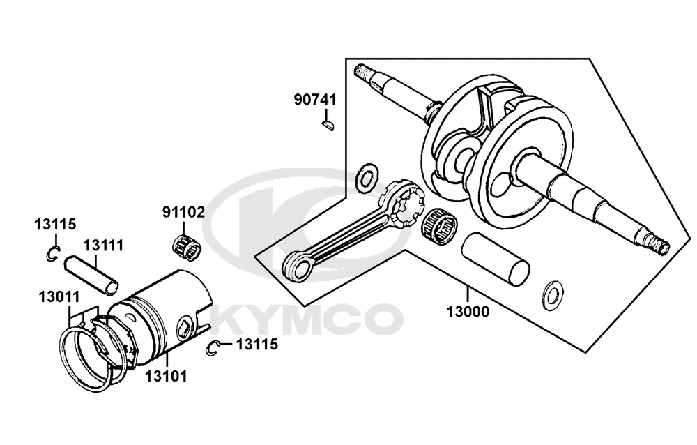 Kolben & Kurbelwelle