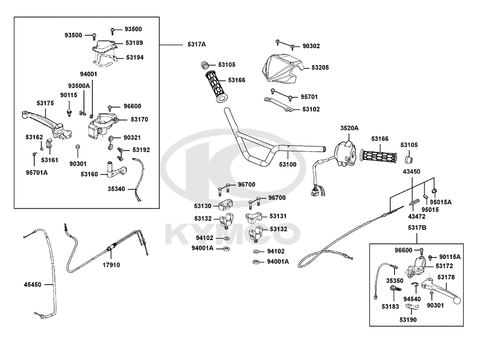 Lenker, Armaturen & Bowdenzüge