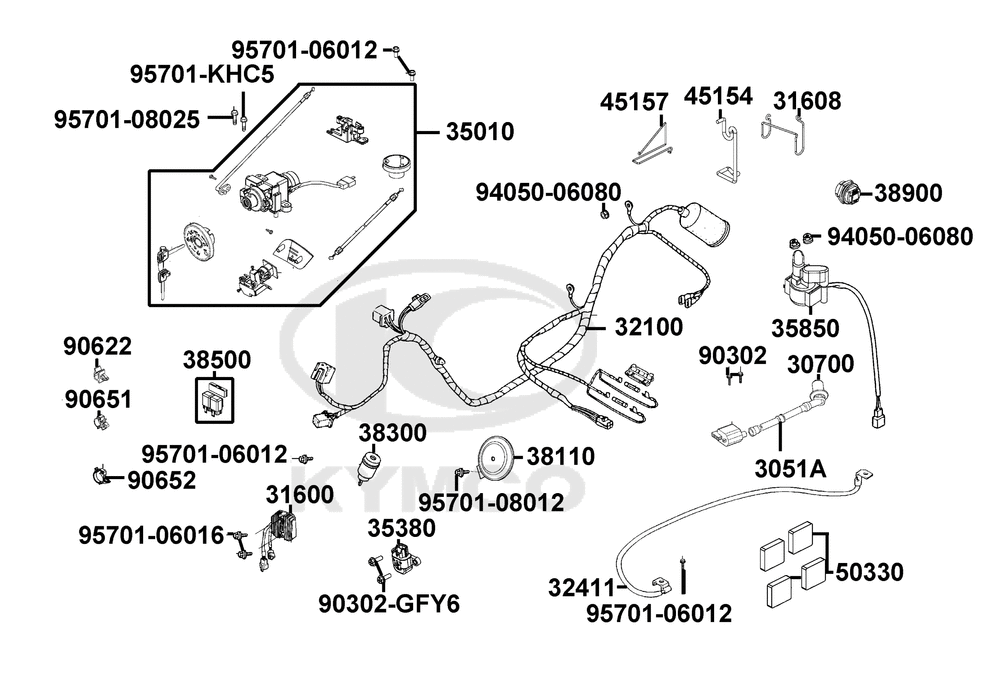 Elektrische Anlage & Schlosssatz
