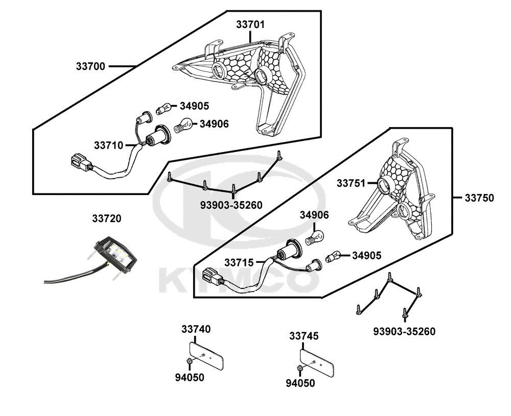 Rücklicht & Kennzeichenbeleuchtu
