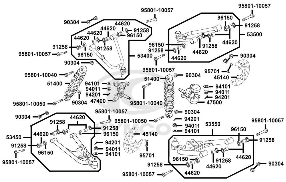 Federbein & Querlenker vorne