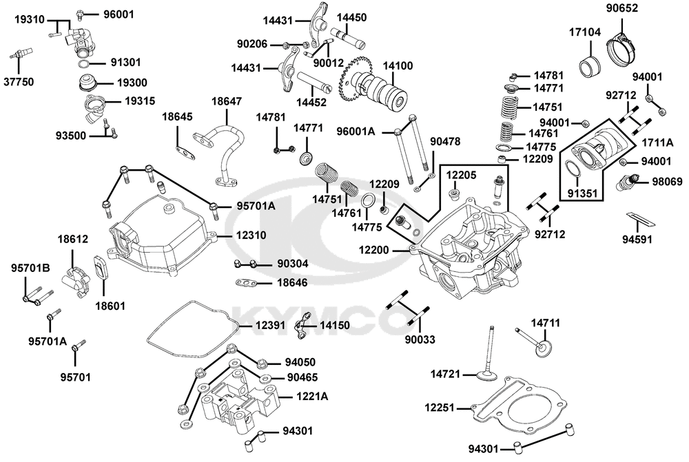Zylinderkopf & Ventiltrieb