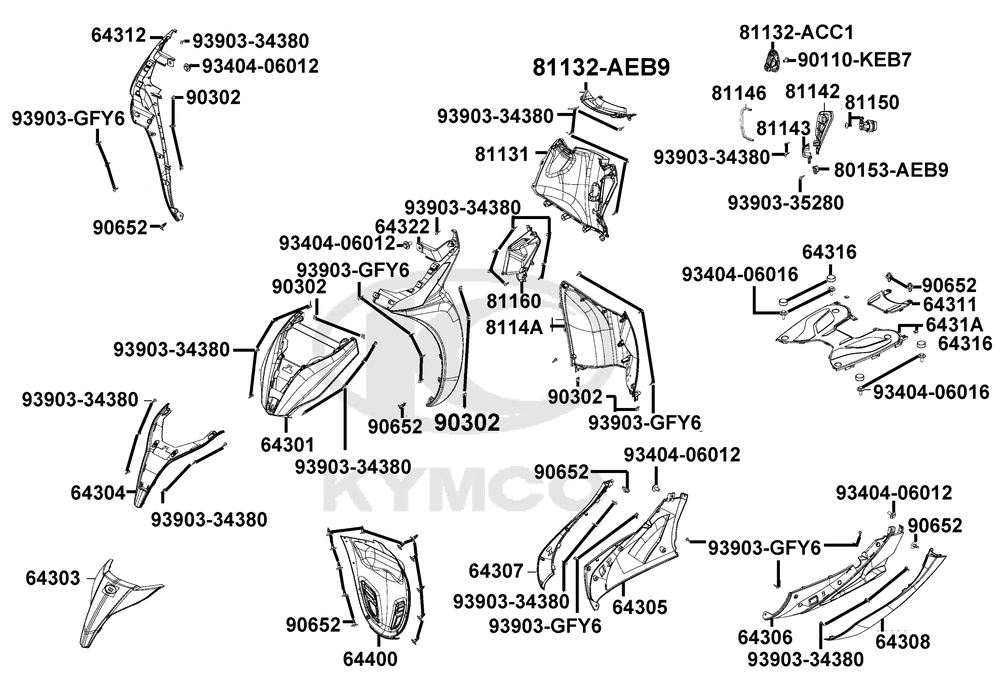 Verkleidung vorne & Trittbrett